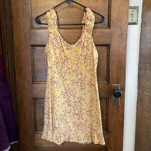 American Eagle Yellow Floral Dress